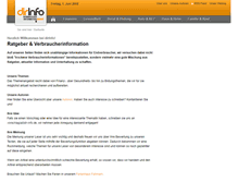 Tablet Screenshot of dir-info.de